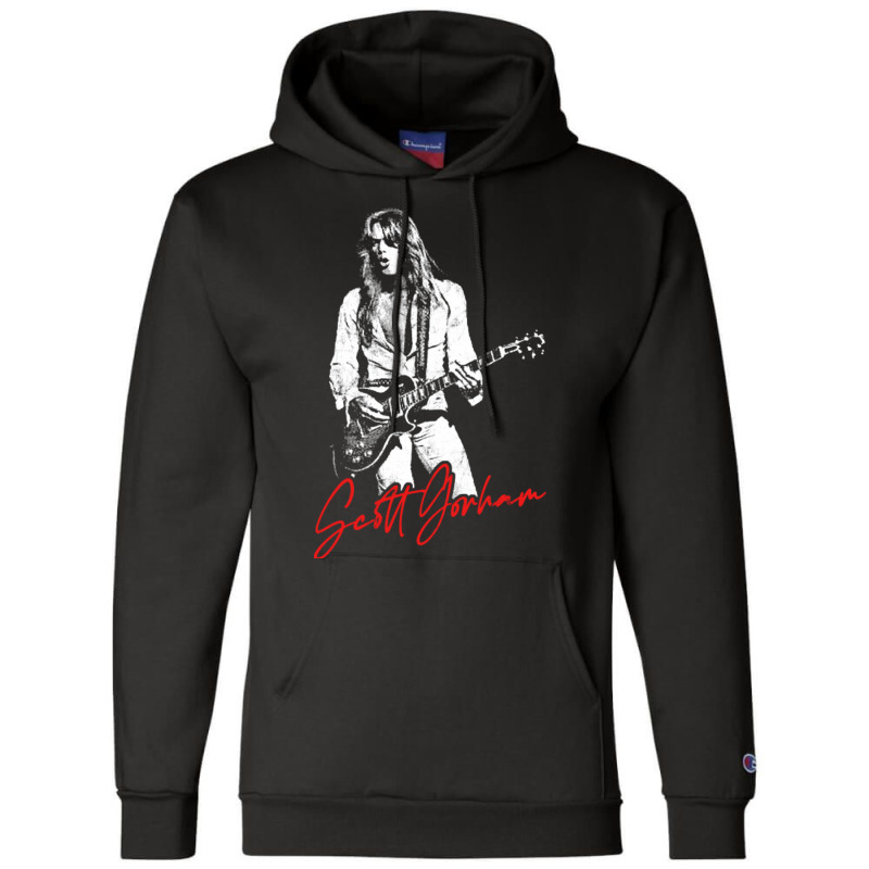 Scott Gorham  Vintage Look Design Champion Hoodie by omodunudanue | Artistshot