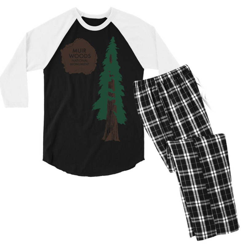 Muir Woods Men's 3/4 Sleeve Pajama Set | Artistshot