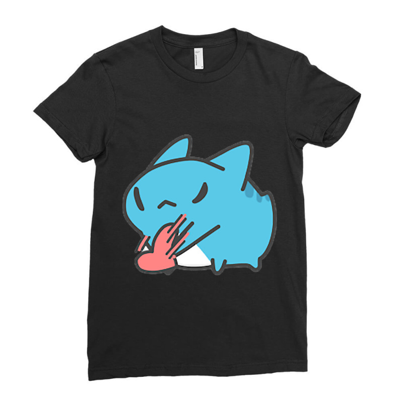 Angry Bugcat Capoo Ladies Fitted T-Shirt by WAQUAS BHATTI | Artistshot