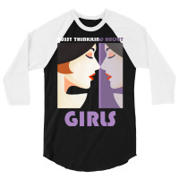 Busy Thinking About Girls 3/4 Sleeve Shirt | Artistshot