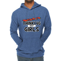 Busy Thinking About Girls Lightweight Hoodie | Artistshot