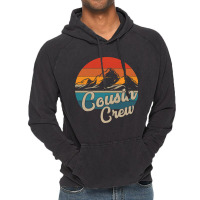 Cousin Crew Camping Outdoor Sunset Summer Camp Vintage Hoodie | Artistshot