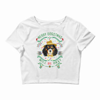 Merry Dogstmas Will Be Okay Merry Christmas, Funny Crop Top | Artistshot