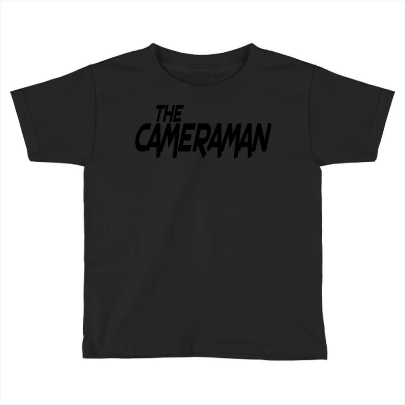 Black   The Camera Man Toddler T-shirt by NovianArt | Artistshot