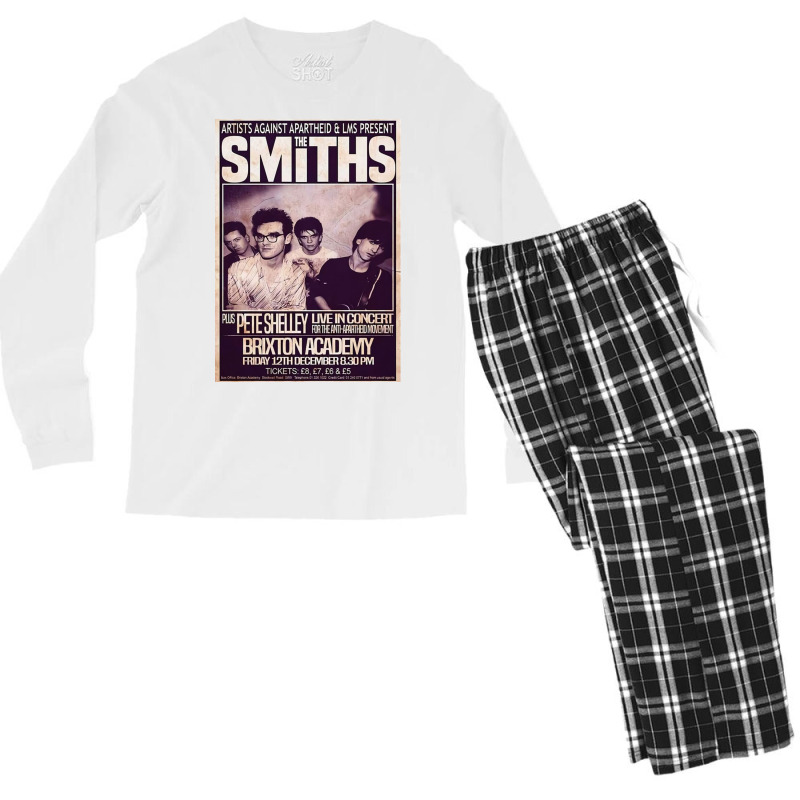 The Smiths 1986 The Final Concert Men's Long Sleeve Pajama Set by hanniehan | Artistshot