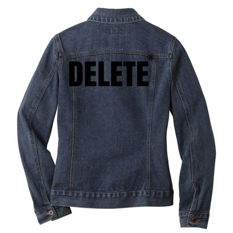 Computer Geek. Delete Ladies Denim Jacket by NovianArt | Artistshot