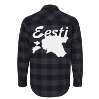 Estonia Country Map Flannel Shirt | Artistshot