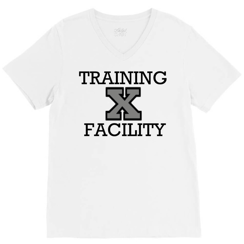 Weapon X Training Facility V-Neck Tee by hotzukasmahl | Artistshot