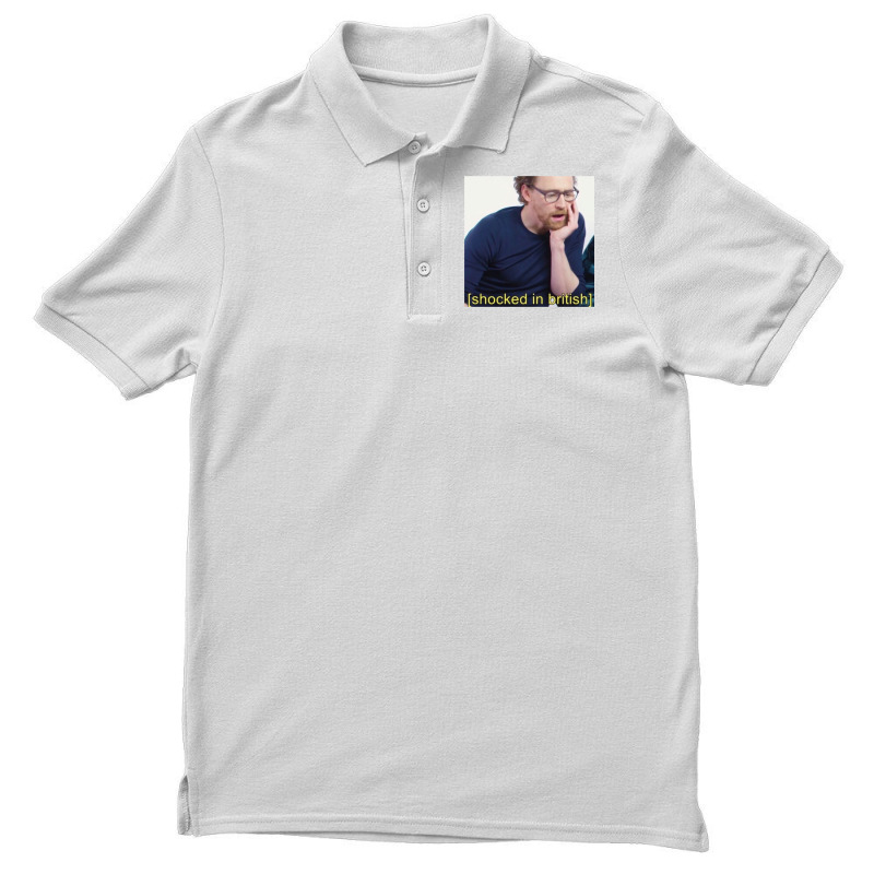 Tom Hiddleston Reaction Men's Polo Shirt by drongletnar3 | Artistshot