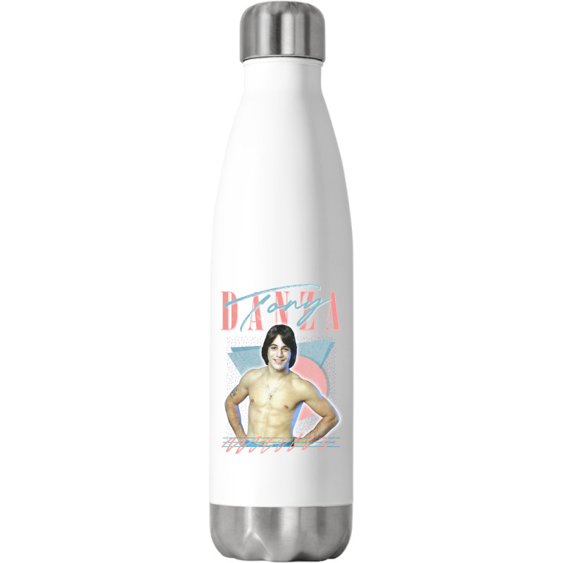 Tony Danza  80s Styled Aesthetic Design Stainless Steel Water Bottle | Artistshot