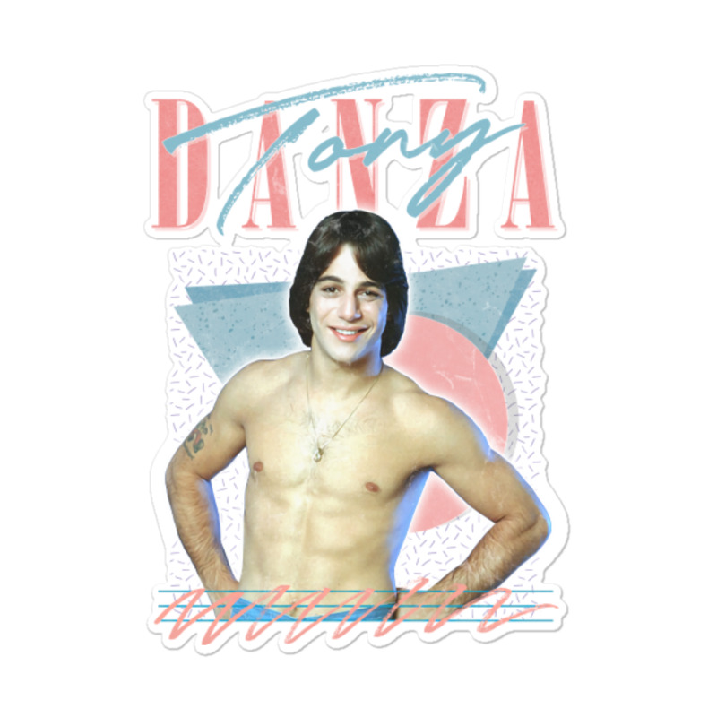 Tony Danza  80s Styled Aesthetic Design Sticker | Artistshot