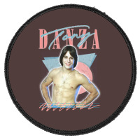 Tony Danza  80s Styled Aesthetic Design Round Patch | Artistshot