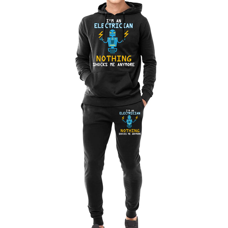 Funny Electrician T Shirt Nothing Shocks Me Apprentice Hoodie & Jogger set by men.adam | Artistshot