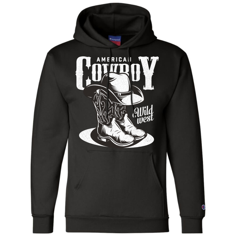 American Cowboy Retro Vintage Champion Hoodie by Kawar001 | Artistshot