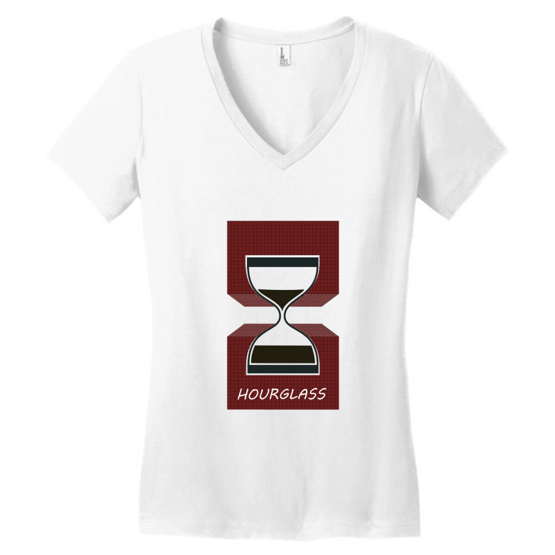 Hourglass Women's V-Neck T-Shirt by ARUN_ARK | Artistshot