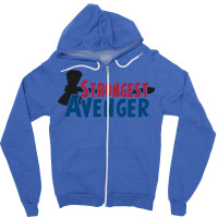 Strongest Hero Zipper Hoodie | Artistshot