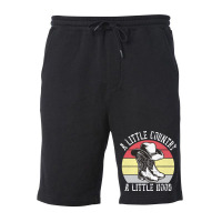 Little Country Little Hood Cowboy Country Music Fleece Short | Artistshot