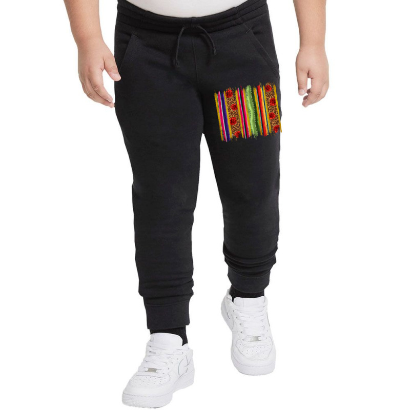 Mexico Serape Brushstroke Youth Jogger by enoddigitalart@gmail.com | Artistshot