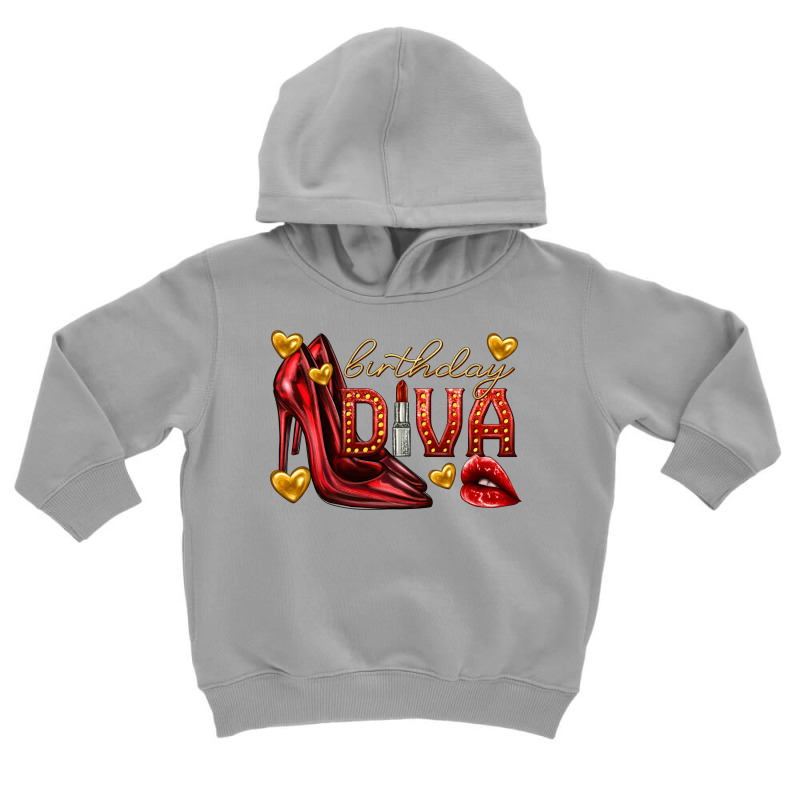 Birthday Diva Toddler Hoodie by enoddigitalart@gmail.com | Artistshot