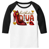 Birthday Diva Youth 3/4 Sleeve | Artistshot