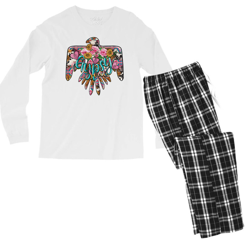 Gypsy Soul Thunderbird Men's Long Sleeve Pajama Set | Artistshot