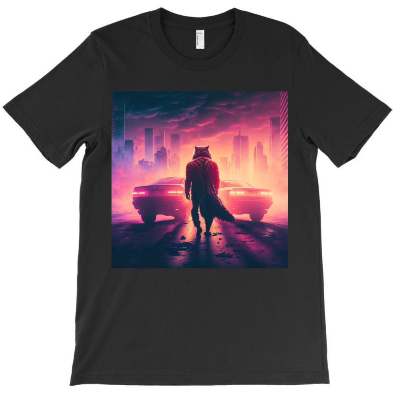 Werewolf Smoke Mist On The Ground City T-shirt | Artistshot