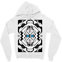 White Tiger Skin Vector Zipper Hoodie | Artistshot