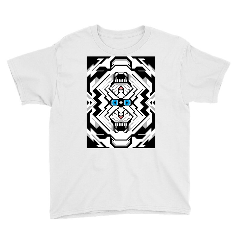 White Tiger Skin Vector Youth Tee | Artistshot