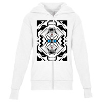 White Tiger Skin Vector Youth Zipper Hoodie | Artistshot