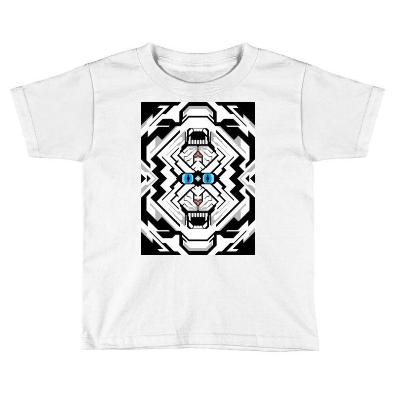 White Tiger Skin Vector Toddler T-shirt | Artistshot