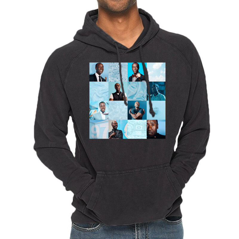 Don Cheadle Moodboard Vintage Hoodie by cordtssantunw | Artistshot