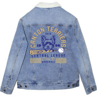 Canton Terriers Unisex Sherpa-lined Denim Jacket | Artistshot