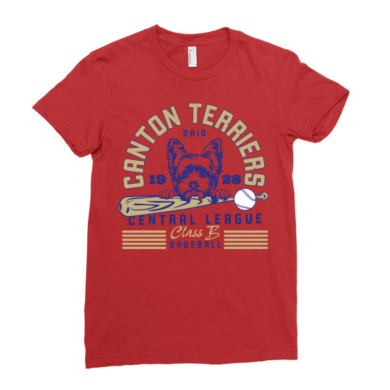 Canton Terriers Ladies Fitted T-shirt | Artistshot