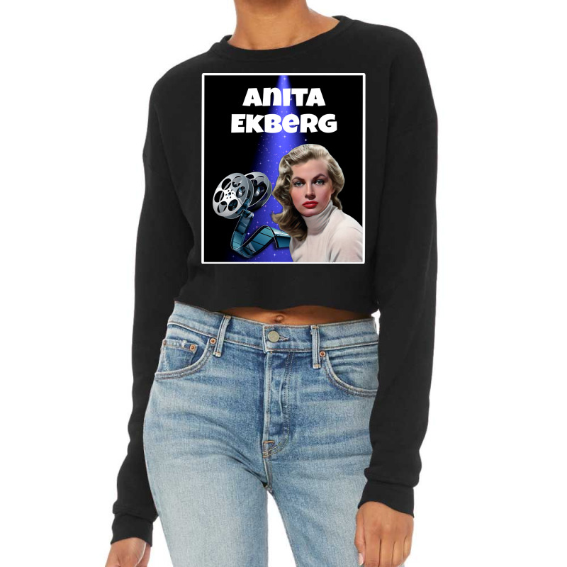 Anita Ekberg Cropped Sweater by ROBERT BRIDGES | Artistshot