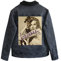 Anita Ekberg Unisex Sherpa-lined Denim Jacket | Artistshot