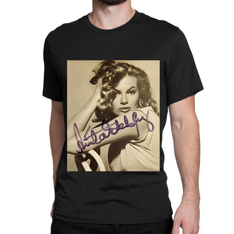 Anita Ekberg Classic T-shirt by ROBERT BRIDGES | Artistshot