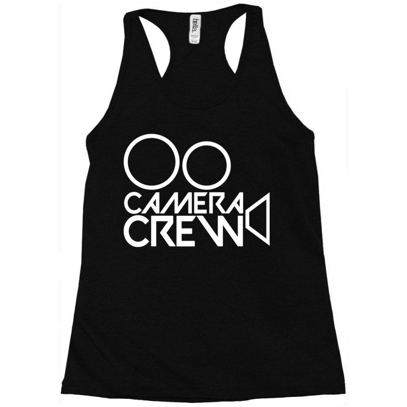 Camera Crew Filmmaker Videographer Racerback Tank by RendyArt | Artistshot