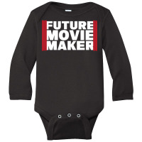 Future Movie Maker Filmmaking Movie Director Long Sleeve Baby Bodysuit | Artistshot