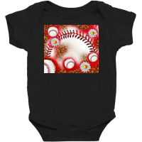 Baseball Leopard Pink Glitter Tumbler Baby Bodysuit | Artistshot