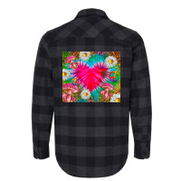 Hippie Tie Dye Heart Tumbler Flannel Shirt | Artistshot