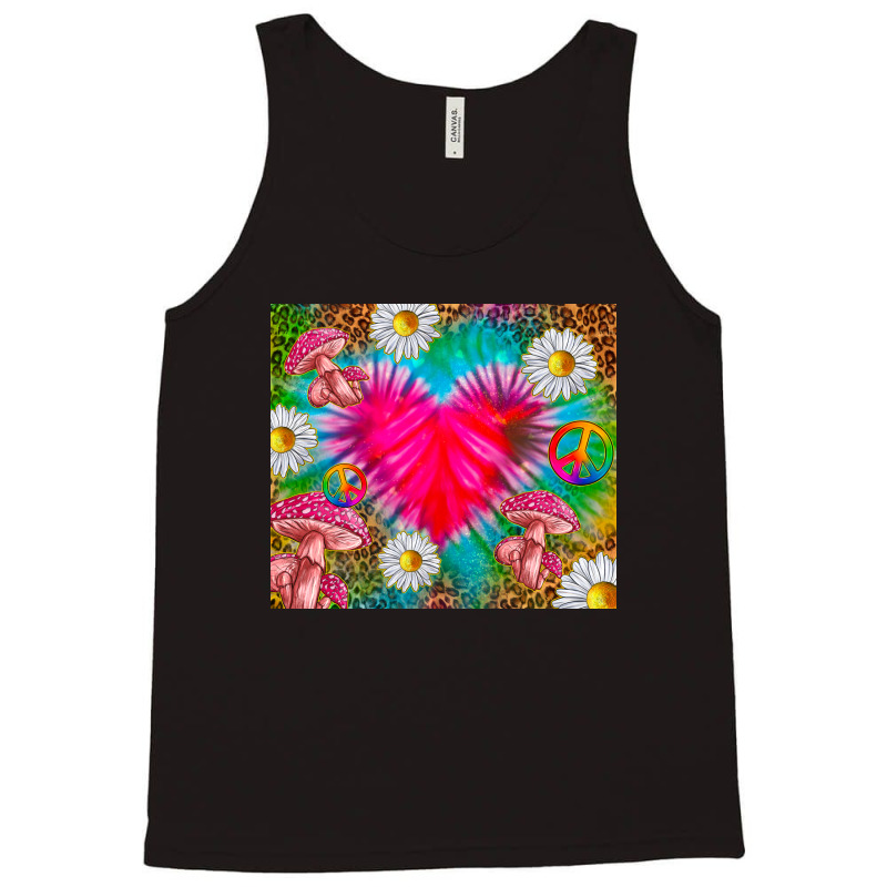 Hippie Tie Dye Heart Tumbler Tank Top | Artistshot