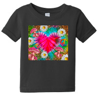 Hippie Tie Dye Heart Tumbler Baby Tee | Artistshot