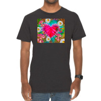 Hippie Tie Dye Heart Tumbler Vintage T-shirt | Artistshot