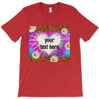 Preview Custom Tie Dye Heart Tumbler T-shirt | Artistshot