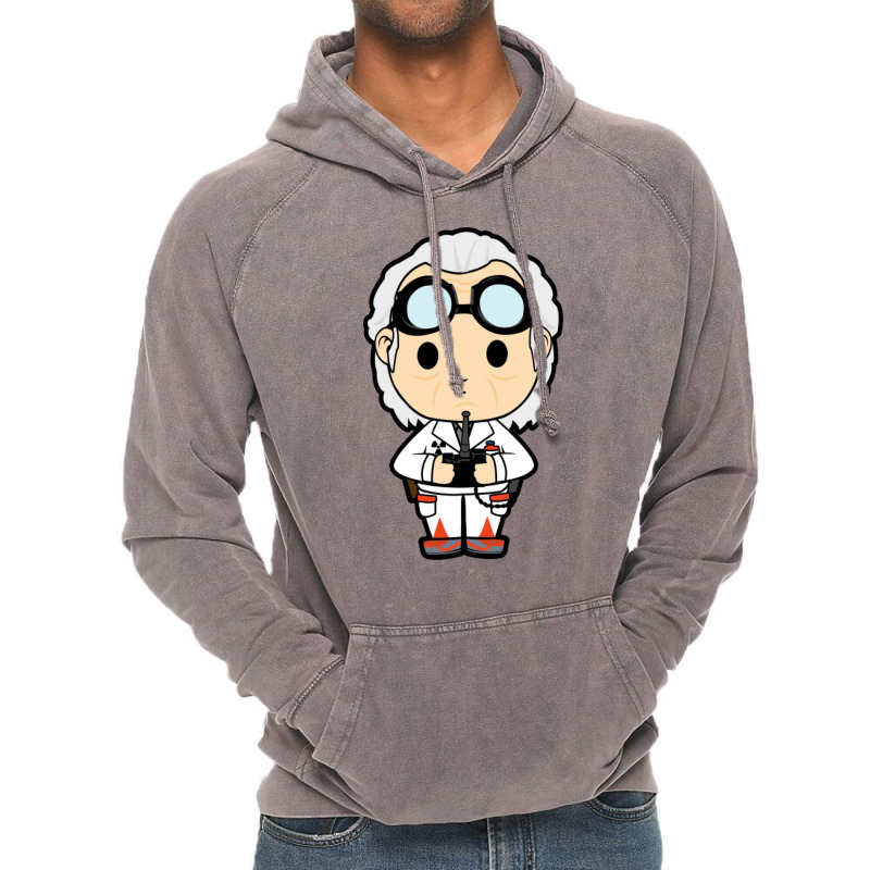 Doc Brown Chibi Vintage Hoodie by ancapdowask | Artistshot