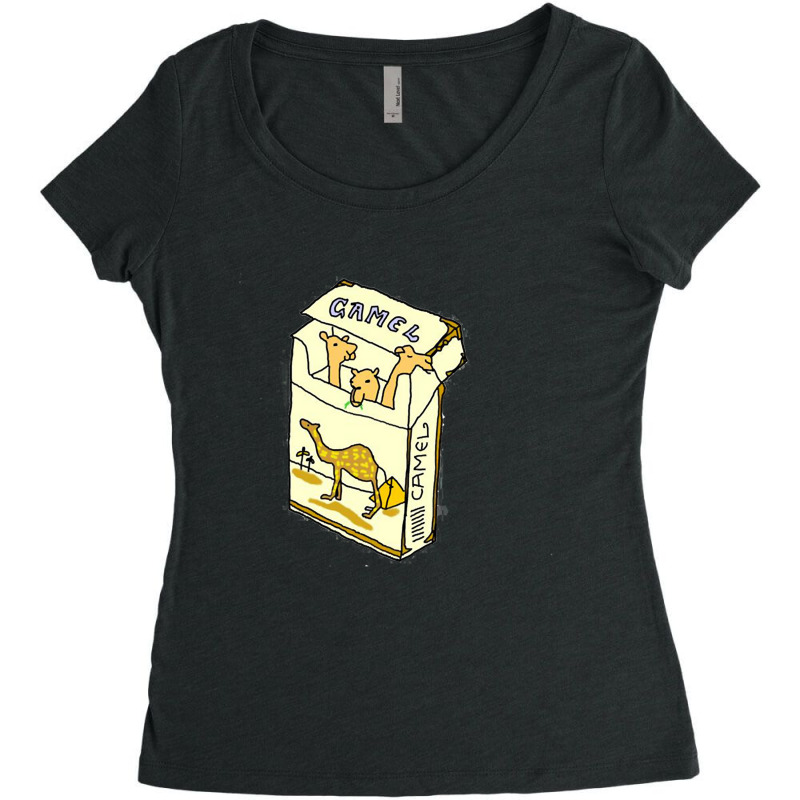 Camel Cigarettes Women's Triblend Scoop T-shirt by Harold J Walker | Artistshot