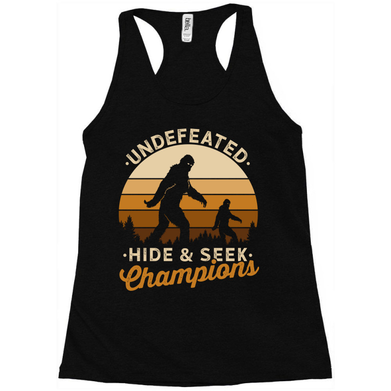 Hide And Seek Champion Undefeated Racerback Tank by ilmania | Artistshot