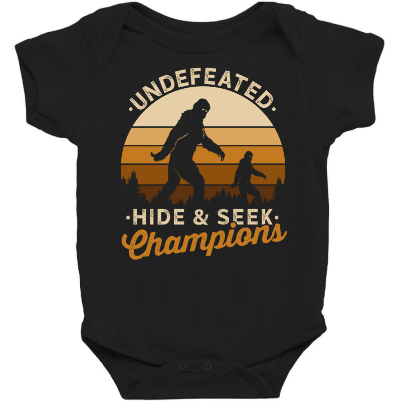 Hide And Seek Champion Undefeated Baby Bodysuit | Artistshot