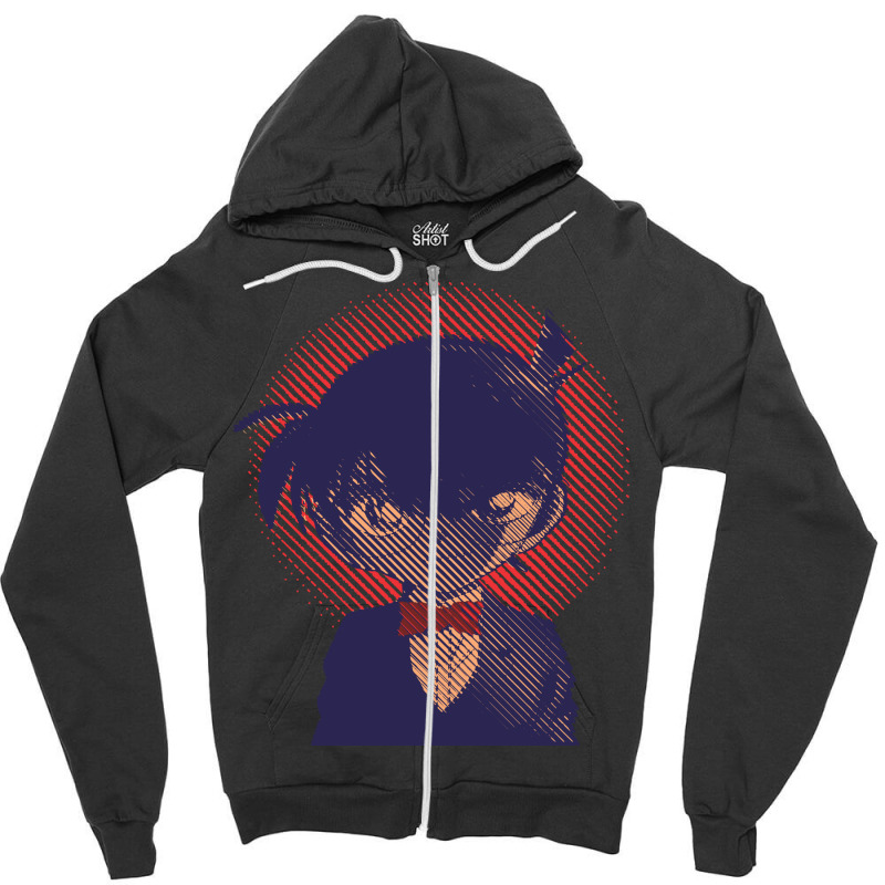 Detective Anime Japanese Zipper Hoodie by TaufanHeri | Artistshot