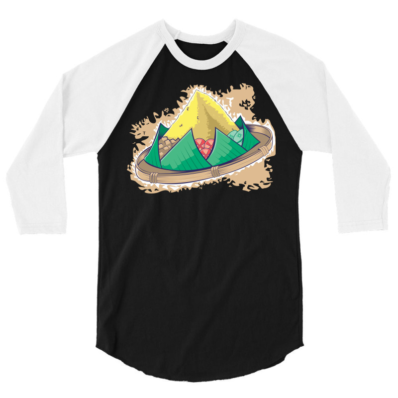 Nasi Tumpeng From Indonesia 3/4 Sleeve Shirt | Artistshot